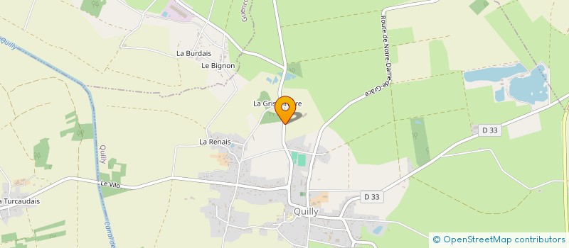 localisation de l'entreprise MONSIEUR JEAN SYLVESTRE  QUILLY