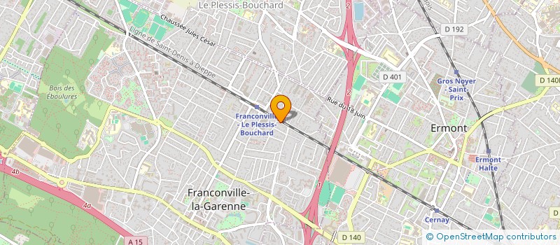 localisation de l'entreprise MONSIEUR JEAN-SYLVESTRE SOUVERAIN  SAINT-BRICE-SOUS-FORET