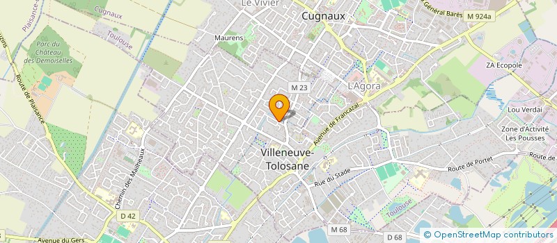 localisation de l'entreprise MONSIEUR JEAN SZCZEKATEK à VILLENEUVE-TOLOSANE