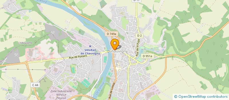 localisation de l'entreprise MONSIEUR JEAN TABOIS  CHAUVIGNY