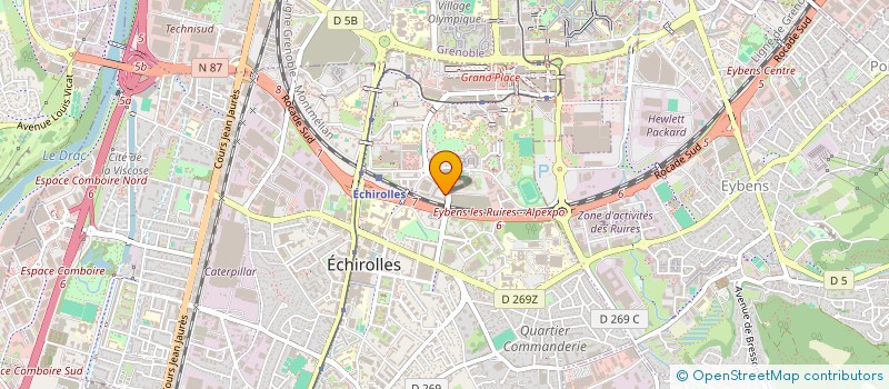 localisation de l'entreprise MONSIEUR JEAN TAGUEFOUET à ECHIROLLES