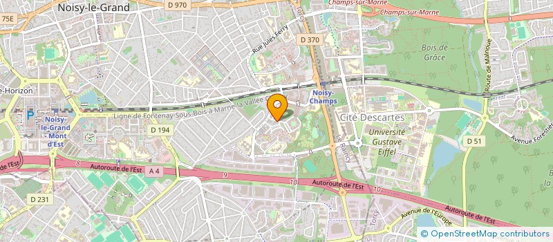 localisation de l'entreprise MONSIEUR JEAN TAH  NOISY-LE-GRAND