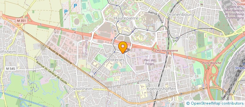 localisation de l'entreprise MONSIEUR JEAN TAHERY à STRASBOURG