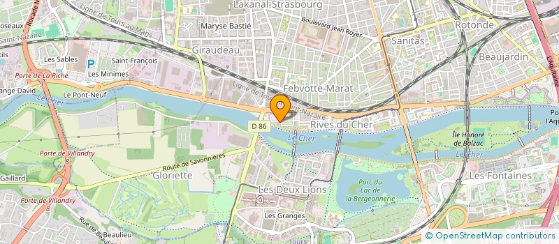 localisation de l'entreprise MONSIEUR JEAN TAILLANDIER à TOURS
