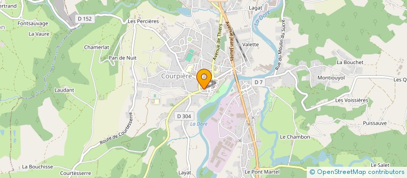 localisation de l'entreprise MONSIEUR JEAN TAILLANDIER à COURPIERE