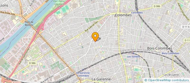 localisation de l'entreprise MONSIEUR JEAN TAILLARD à COLOMBES