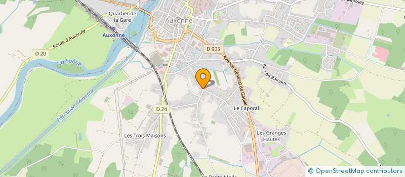 localisation de l'entreprise MONSIEUR JEAN TAILLY à AUXONNE