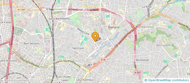 localisation de l'entreprise MONSIEUR JEAN TAISSON à MARSEILLE