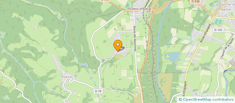 localisation de l'entreprise MONSIEUR JEAN TAJAN  AVEZAC-PRAT-LAHITTE