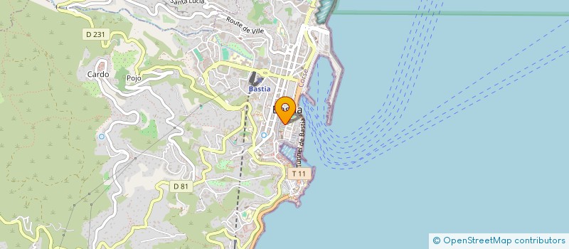 localisation de l'entreprise MONSIEUR JEAN TALAMONI à BASTIA
