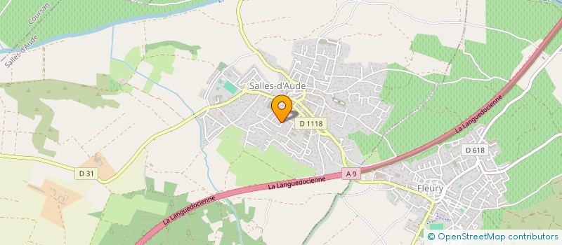 localisation de l'entreprise MONSIEUR JEAN TALAVERA  SALLES-D'AUDE