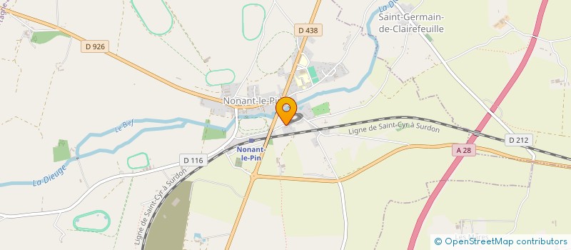 localisation de l'entreprise MONSIEUR JEAN TALBOT à NONANT-LE-PIN