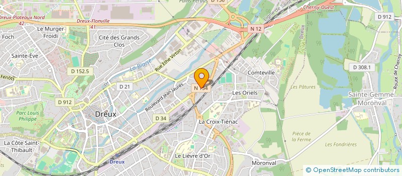 localisation de l'entreprise MONSIEUR JEAN TALVAT à DREUX