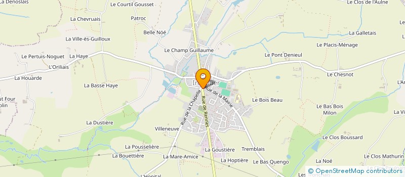 localisation de l'entreprise MONSIEUR JEAN TALVAZ à IRODOUER