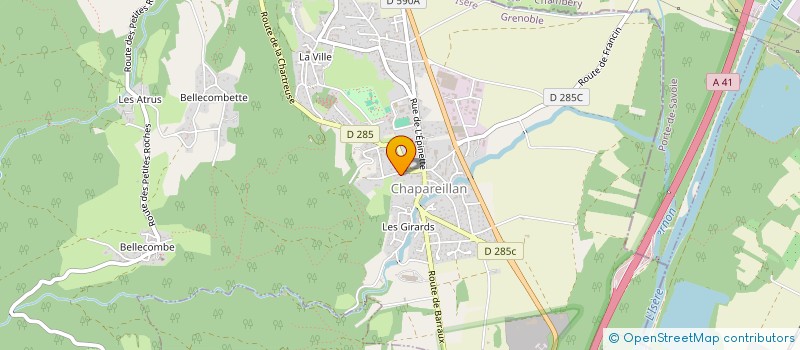 localisation de l'entreprise MONSIEUR JEAN TAMBOSSO  CHAPAREILLAN