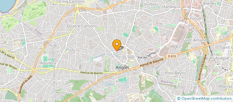 localisation de l'entreprise MONSIEUR JEAN TAMBOURIN  ANGLET