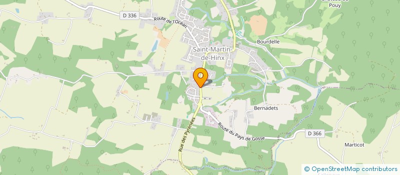 localisation de l'entreprise MONSIEUR JEAN TAMISIER  SAINT-MARTIN-DE-HINX