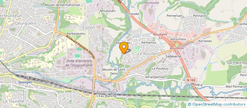 localisation de l'entreprise MONSIEUR JEAN TANDE  ERGUE-GABERIC