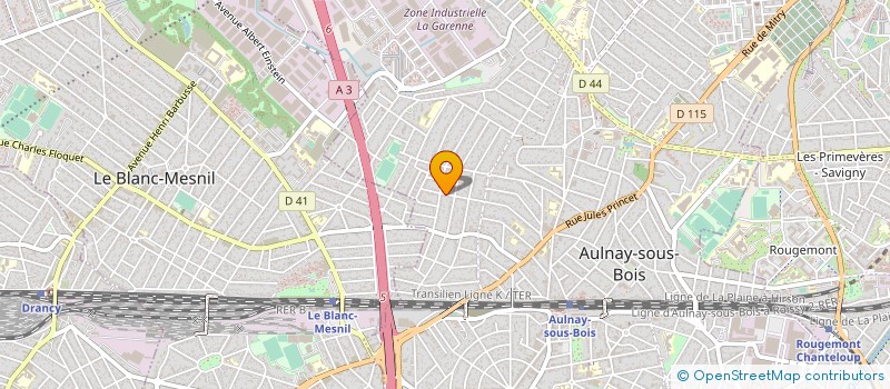 localisation de l'entreprise MONSIEUR JEAN TANGUY à AULNAY-SOUS-BOIS