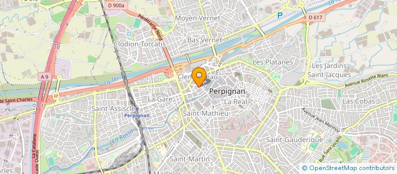 localisation de l'entreprise MONSIEUR JEAN TARBOURIECH  PERPIGNAN