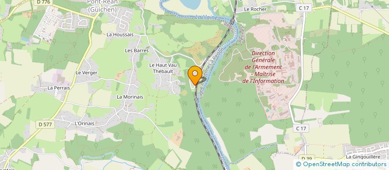 localisation de l'entreprise MONSIEUR JEAN TARDIF  GUICHEN