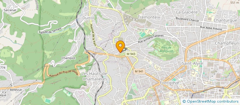 localisation de l'entreprise MONSIEUR JEAN TARDY  CLERMONT-FERRAND