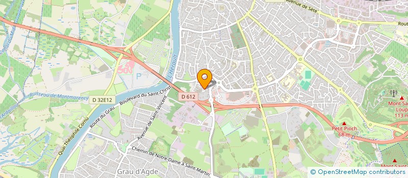 localisation de l'entreprise MONSIEUR JEAN TARRIUS  AGDE