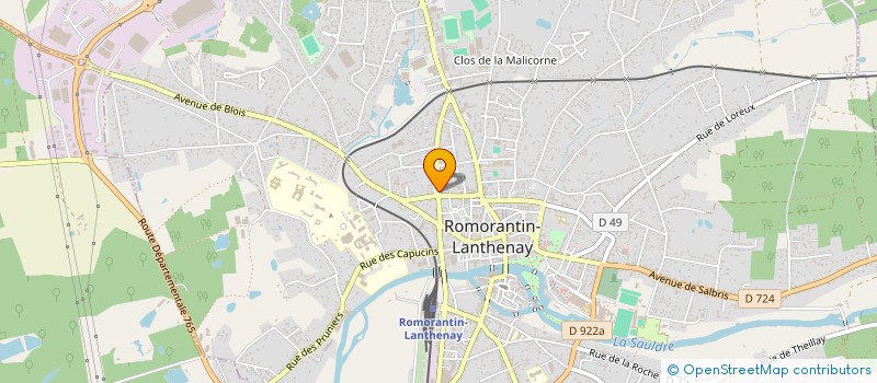 localisation de l'entreprise MONSIEUR JEAN TARTIERE  ROMORANTIN-LANTHENAY