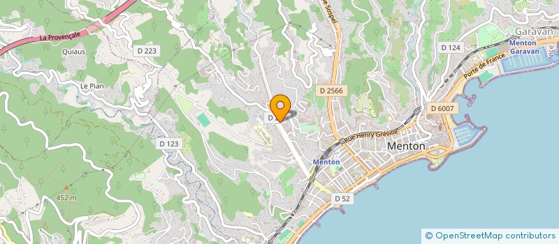 localisation de l'entreprise MONSIEUR JEAN TASSONE à MENTON