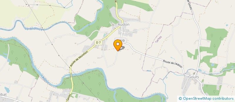 localisation de l'entreprise MONSIEUR JEAN TASTET  TARTAS