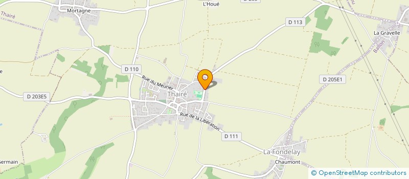 localisation de l'entreprise MONSIEUR JEAN TASTET  THAIRE