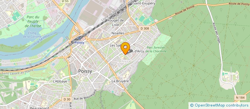 localisation de l'entreprise MONSIEUR JEAN TATARIS  POISSY