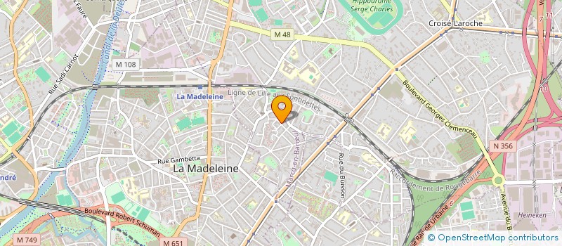 localisation de l'entreprise MONSIEUR JEAN TATINCLOUX à MARCQ-EN-BARŒUL