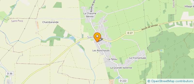 localisation de l'entreprise MONSIEUR JEAN TAUBAN à SAINT-PONT