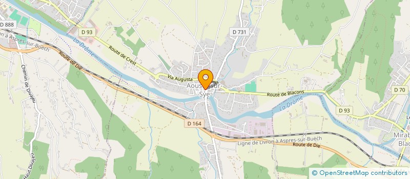 localisation de l'entreprise MONSIEUR JEAN TAULEIGNE à AOUSTE-SUR-SYE