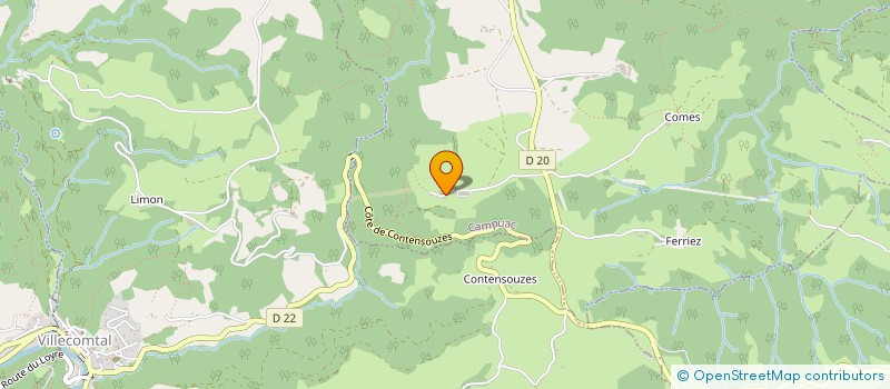 localisation de l'entreprise MONSIEUR JEAN TAURINES  CAMPUAC