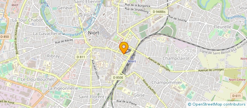 localisation de l'entreprise MONSIEUR JEAN TAVERNIER à NIORT