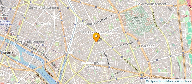 localisation de l'entreprise MONSIEUR JEAN TAVERNIER  PARIS