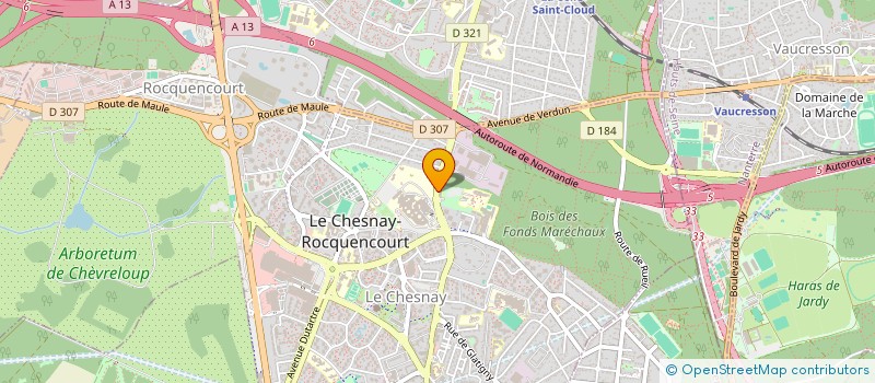 localisation de l'entreprise MONSIEUR JEAN TCHEUFFA NITCHEU  LE CHESNAY-ROCQUENCOURT