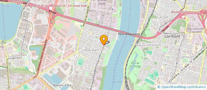 localisation de l'entreprise MONSIEUR JEAN TCHILOUEMBA à BORDEAUX