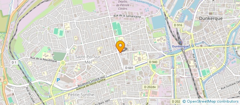 localisation de l'entreprise MONSIEUR JEAN TCHOKOKAM à DUNKERQUE