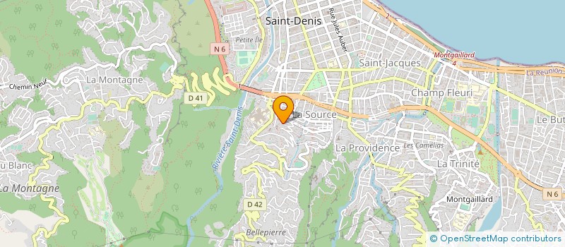 localisation de l'entreprise MONSIEUR JEAN TECHER à SAINT-DENIS