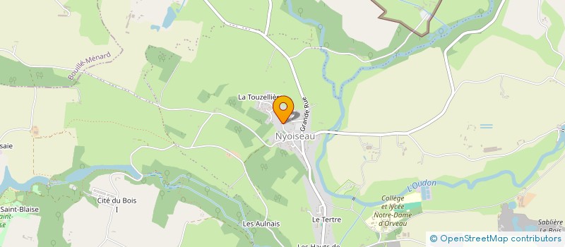 localisation de l'entreprise MONSIEUR JEAN TECHER à SEGRE-EN-ANJOU BLEU