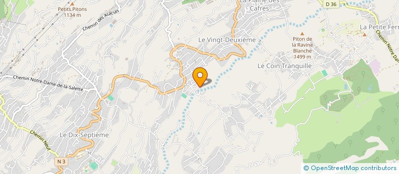 localisation de l'entreprise MONSIEUR JEAN TECHER  LE TAMPON