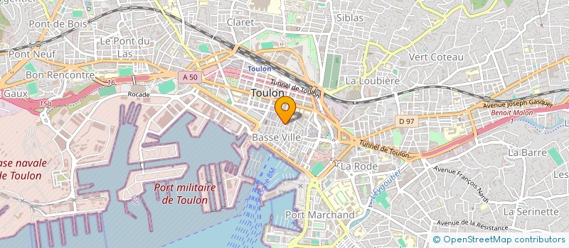 localisation de l'entreprise MONSIEUR JEAN TEDONE à TOULON