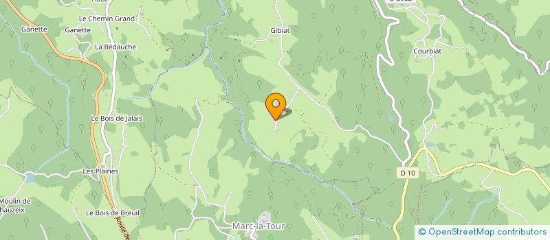 localisation de l'entreprise MONSIEUR JEAN TEIL  PANDRIGNES