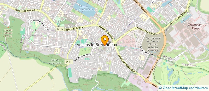 localisation de l'entreprise MONSIEUR JEAN TEISSEDRE à VOISINS-LE-BRETONNEUX