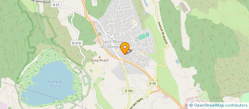 localisation de l'entreprise MONSIEUR JEAN TEISSIER  SAINT-MITRE-LES-REMPARTS