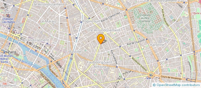 localisation de l'entreprise MONSIEUR JEAN TELEGHINE FIAWOUMO à PARIS