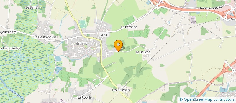 localisation de l'entreprise MONSIEUR JEAN TENAUD  BRAINS